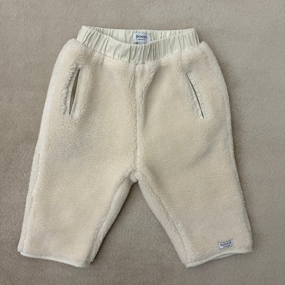 Donsje Amsterdam Baby Cream Splint Trousers Size 9-12 Months